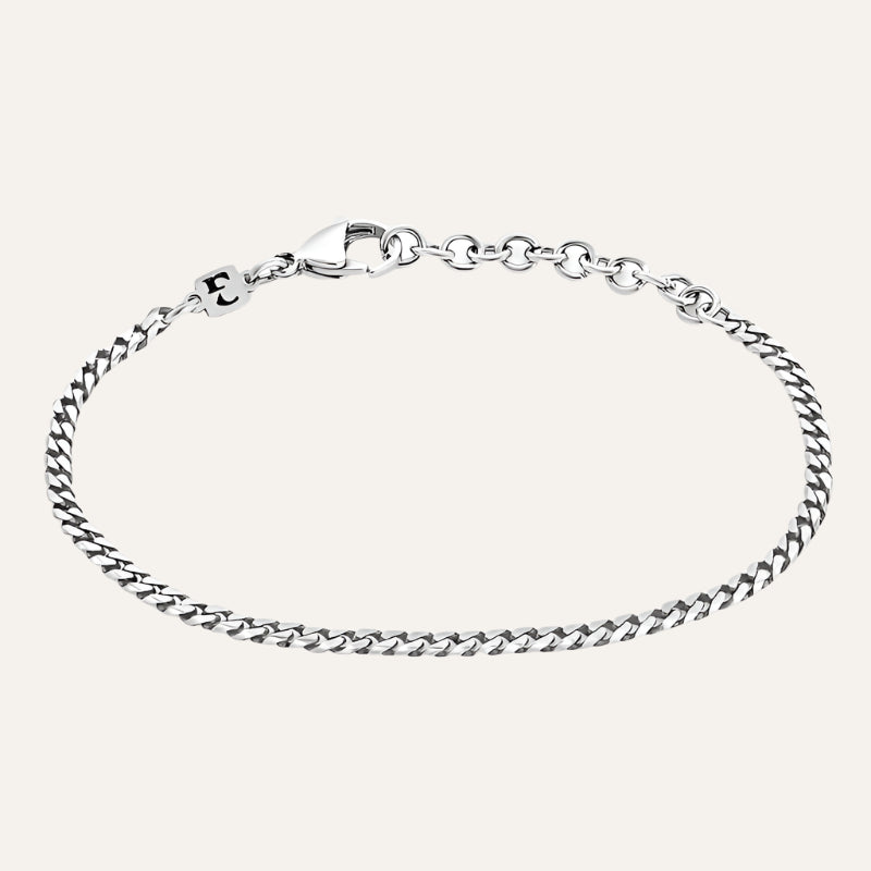 צמיד לגבר - ליאל כסף מבריק