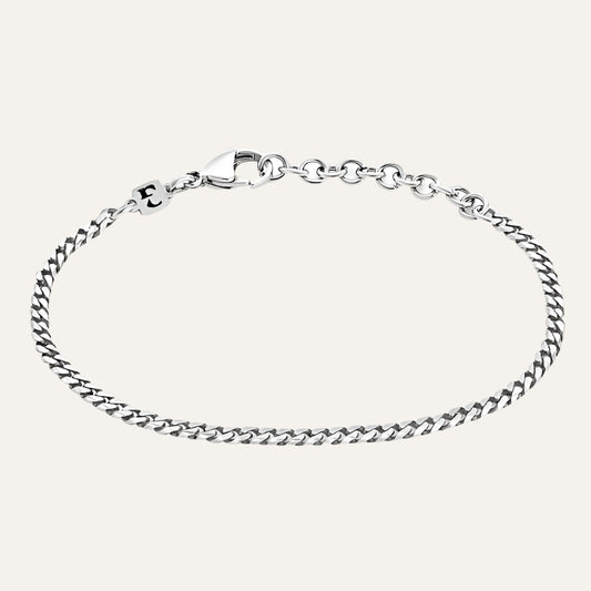 צמיד לגבר - ליאל כסף מבריק