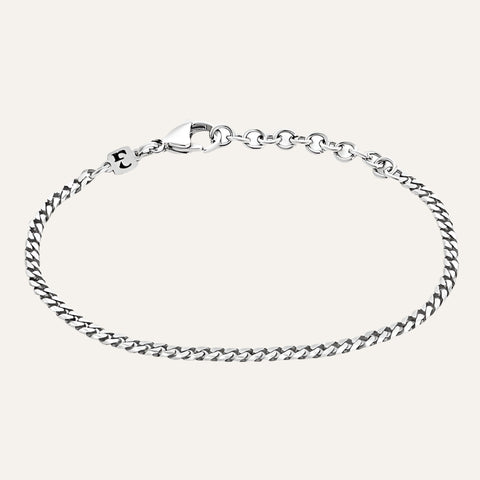 צמיד לגבר - ליאל כסף מבריק