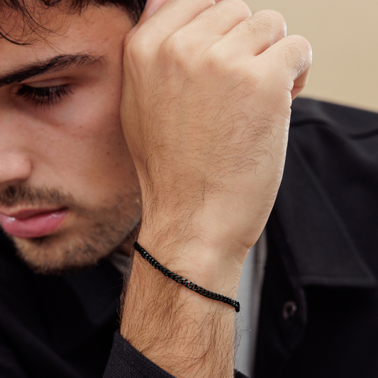 צמיד לגבר - ליאל שחור