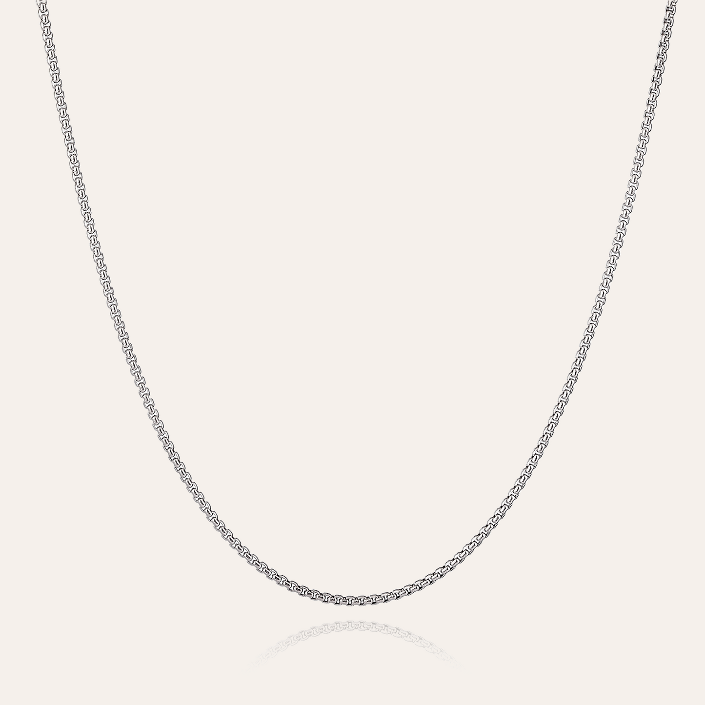 שרשרת לגבר - שרשרת ברונו כסף