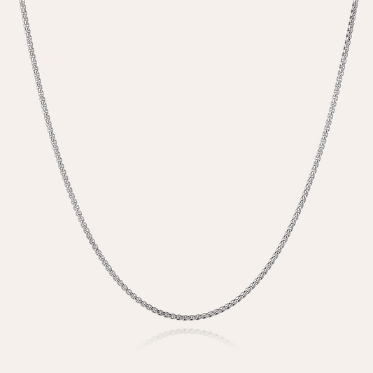 שרשרת לגבר - שרשרת ברונו כסף