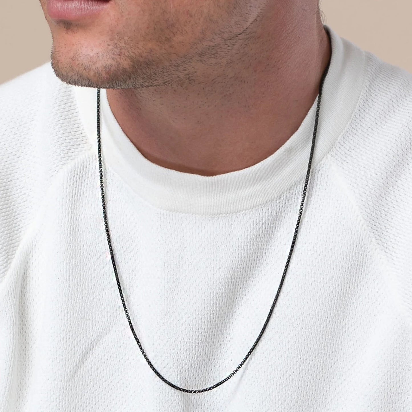 שרשרת לגבר - ברונו שחור