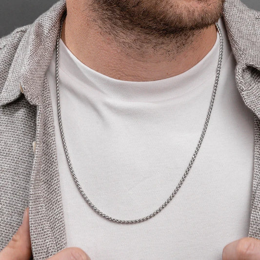 שרשרת לגבר - ריף כסף
