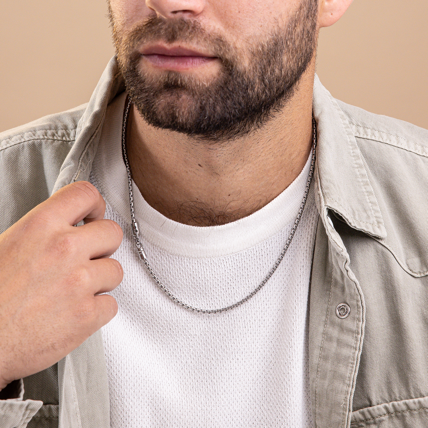 שרשרת לגבר - דיאגו כסף