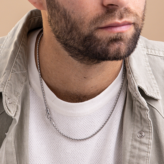 שרשרת לגבר - דיאגו כסף