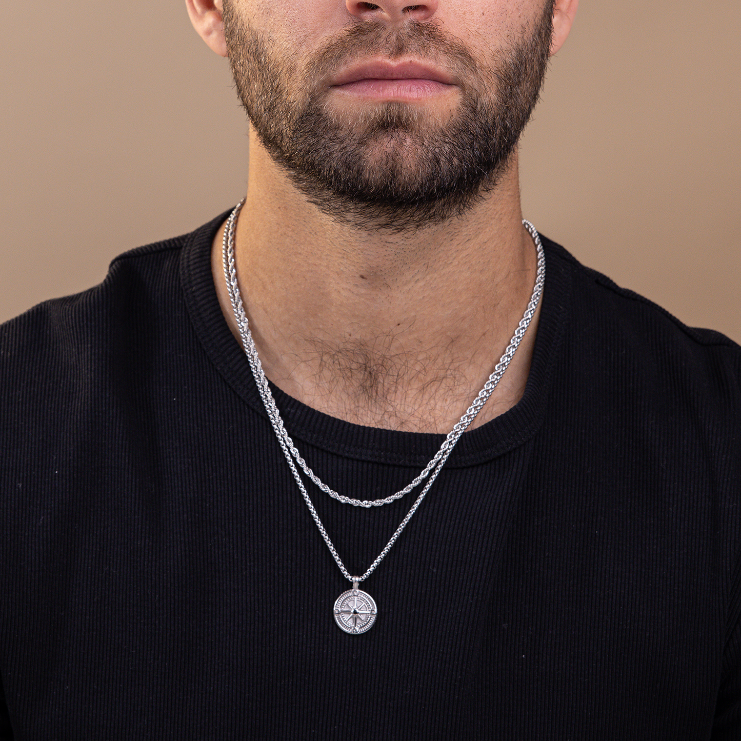 שרשרת חריטה לגבר - עידו כסף