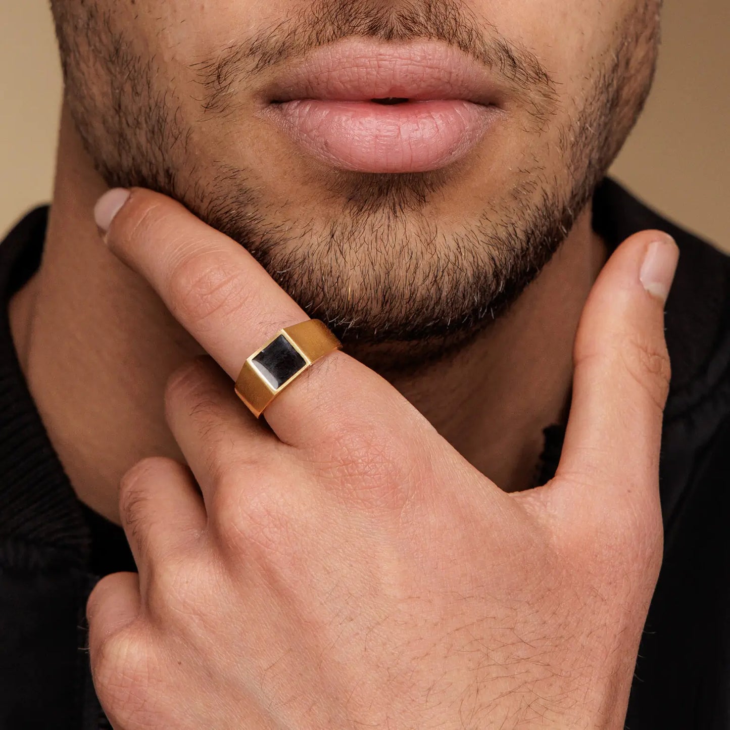 טבעת לגבר - אמיל זהב