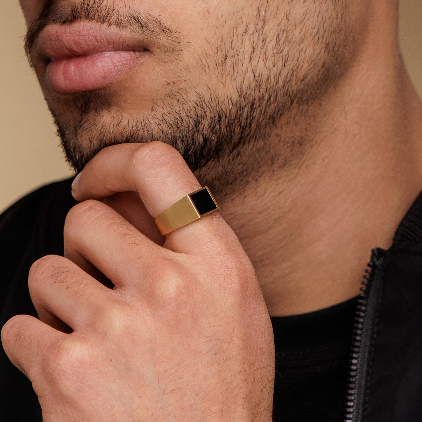 טבעת לגבר - אמיל זהב