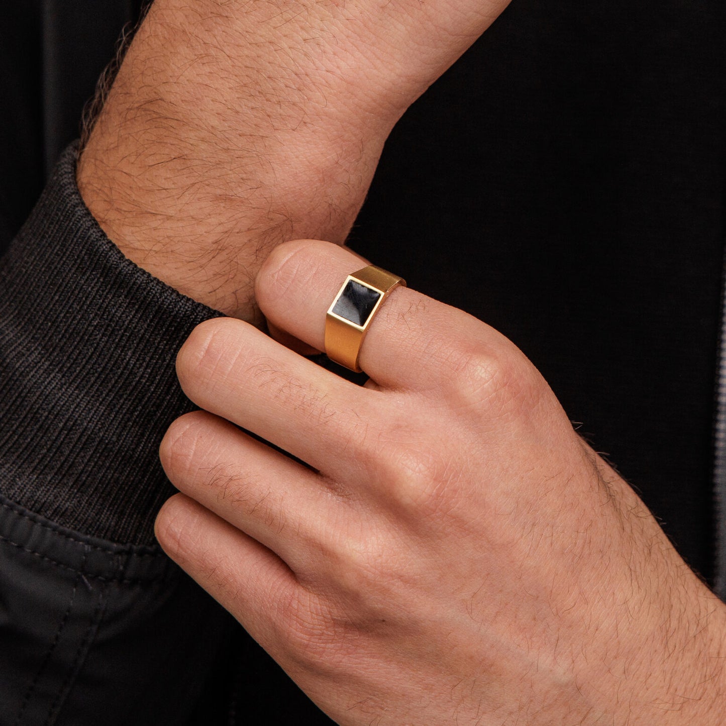 טבעת לגבר - אמיל זהב