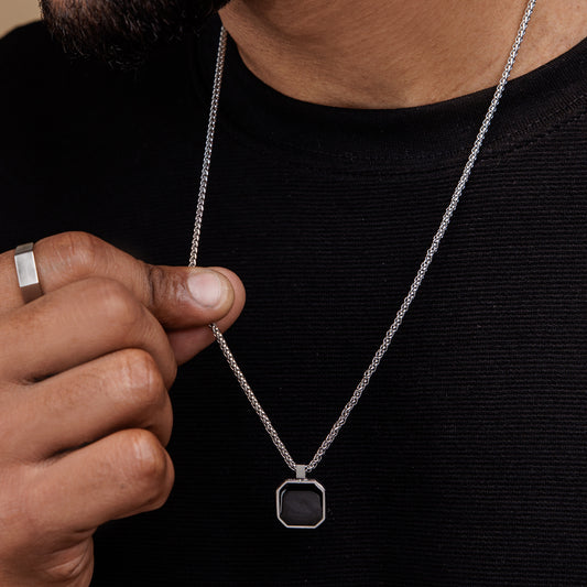 שרשרת לגבר - אמיל כסף