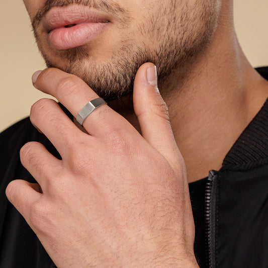 טבעת לגבר - חותם כסף